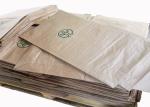 Durable PP Kraft Pinch Bottom Bags 25kg Loading Weight Eco Friendly Pollution