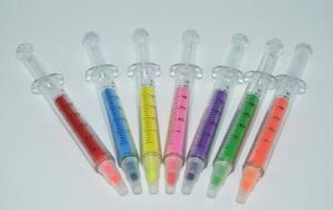 China Syringe shaped Highlighter factory