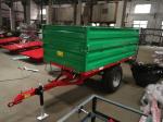 Double Panels -Off Road Hydraulic Dump Trailer 1.5ton; Tractor Trailer For Hobby