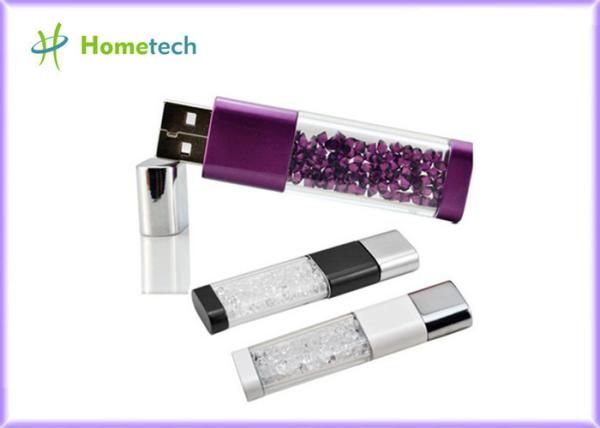 Crystal Stylus USB pen drive 8gb/ Custom oem Logo 8GB crystal glass USB Flash