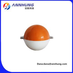 China AH-LS-C Aircraft Warning Sphere , Aluminum Aviation Cable Safety Warning Ball factory