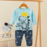 Autumn leisure Long Sleeve Cotton Pyjamas Children Cotton On Matching Pjs