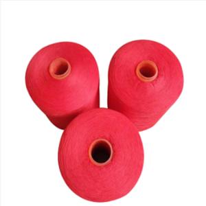 China High Quality 40s2 302 302 Spun Polyester Yarn Dyed / Polyester Yarn In China factory
