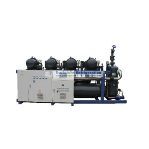 Screw compressor unit with PLC control and CSH compressor for R407C 2℃ cold