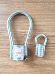 Carbon Steel Loop Insertion / Coil Ties Hot Dipped Galvanized Construction