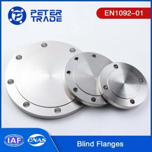 China ASTM A105 EN1092-01 Carbon Steel and Stainless Steel Blind Flanges PN25 BLFF Corrosion Resistant For Chemical Industry factory