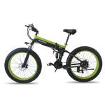 6061Alu 26 Inch Fat Tire Electric Bike 28MPH Max Speed Multi Patterned