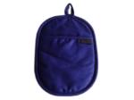 Pot Holder with Silicone Grip Dark Blue