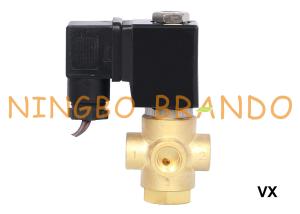 China 3 Way Universal Brass Solenoid Valve 1/8'' 1/4'' 12V 24V 110V 120V 220V 230V factory