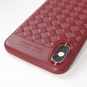 New Arrival Braided Weave Pattern TPU Soft Silicon Mobile Phone Case for iphone
