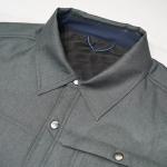 Men Cotton-Padded Coat 2023 Winter Turn-Down Collar Thicken Nylon Business
