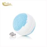 Custom Fizzy Bubble Bomb , Organic Peach Bath Bomb With Luxury Jewelry Ring