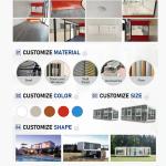 Mini Modular Hotel Office Warehouse School Hospital Apartment Apple Cabin House