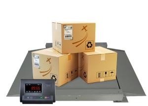 China 0.8m Digital Floor Scales Industrial , LCD Floor Scale For Pallets factory