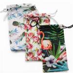 Custom Logo Microfiber Drawstring Dust Bag For Eyeglasses Storage And Protection