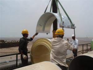 China High Safety Limit Stop Pipe Support , Insulated Pipe Hangers For Liquefied Gas Plant factory