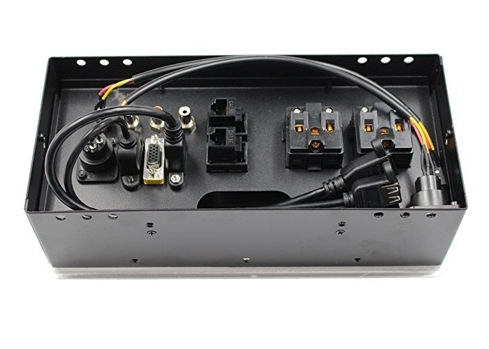 OEM Cable Cubby Box Alloy Finishing Panel Customized Made 258*171*90mm