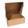 Custom Logo Printed Corrugated Cardboard Box For Skincare Mailer Clothing