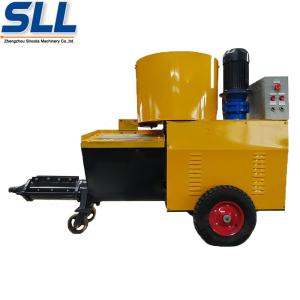 China High Efficiency Wall Cement Plaster Machine 380V / 7.5kW 12 Months Guarantee factory