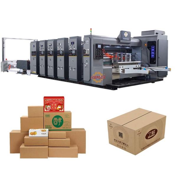 Customizable Pizza Box Making Machine With 1-5 Color Printing And 300-800mm Printer Roller
