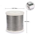 BS Standard 1/8" 3.2mm T316 Stainless Steel Cable with 7x7 Strand Core Cutter