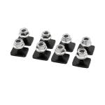 Universal Black Stainless Steel Eye Bolt Eye Nut For 4x4 Luggage Roof Rack
