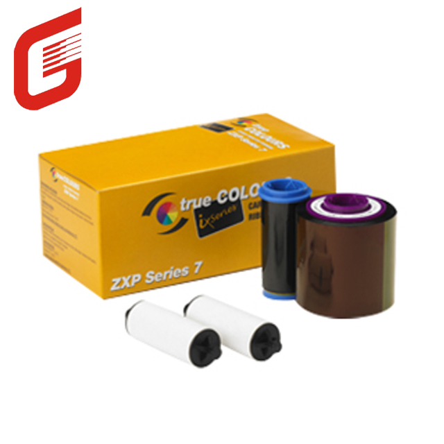 9mm Width Compatible YMCKO Color Ribbon 2000 Prints for Zebra Card Printer 800077-761