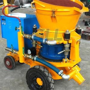 China 3m3 Per Hour Refractories Cement Spray Machine , 4KW Small Concrete Pump factory