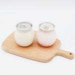 Leak proof Insulated Plastic Milk Tea Bottles Square Round Clear Screw on Lid
