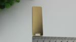 Super quality custom handbag hardware gold 70 mm length rectangle shape metal