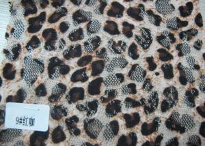 China Custom Digital Printed Stretch Sexy Leopard Lace Fabric By The Yard factory