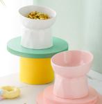 ABS Pet Feeder Elevated Cat Dishes For Food Water