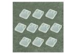 6.5g Clear Plastic Gift Boxes For SD Cards , Polypropylene Material Memory Card