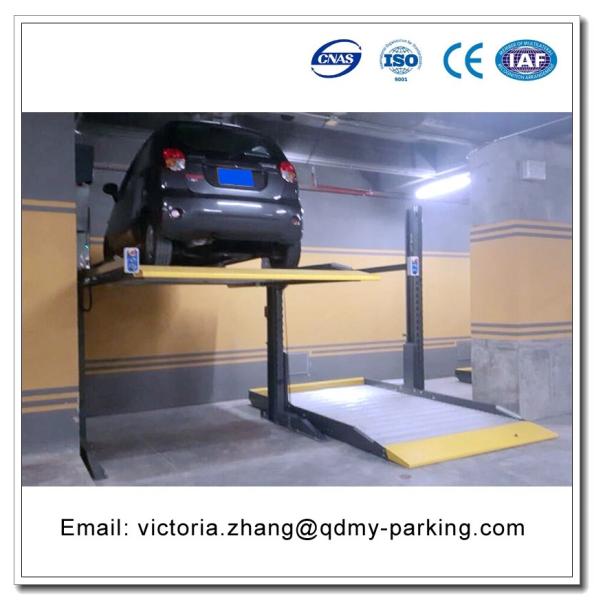 2 Post Easy Parking Lifts 2 Vehicles Parking Basement Parking System Car Garage