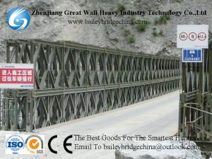 China CB321(CB100) TDR,Painted Bailey Bridge,Modular bridge ,Used In China Qinghai Province factory