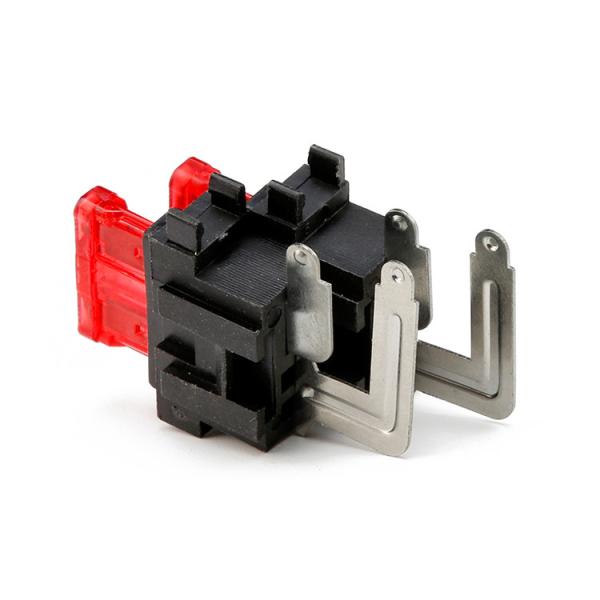 China 1A ATC ATU Twin Fuse Holder Panel Mount Plug In With Cover factory