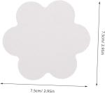 OEM ODM Flower Shape Artists Canvas Boards 100% Pure Cotton Canvas Panels White