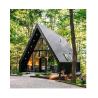 Buy cheap EU Forest A-shaped Triangular Steel Structure Wooden Houses for a Sustainable from wholesalers