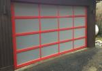 220/230V Transparent Garage Door , Modern Aluminum Garage Doors Firm Structure