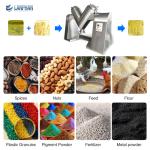 2l-300l Industrial Powder Blenders Single Double Arm V Type Mixer Dry Powder