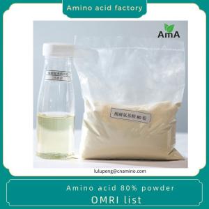 China Amino Acid 80% Organic Fertilizer Manufacturer-OMRI List factory