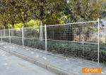 6'X9.5' Temporary Security Fence Perimeter Patrol Portable Security Fence