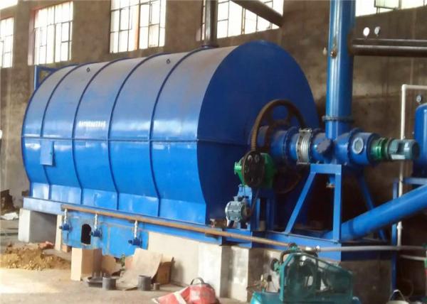 15 ton Used tire recycling machine recycle waste tires to fuel oil pyrolysis