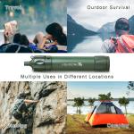 TPU Portable Personal Outdoor Sediment Water Purifier Filter Straw