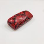 Portable Custom PU leather design hard eyeglasses box for sunglasses