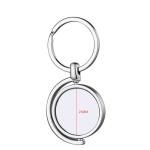 Round Rotary Doule-Sided Sublimation Keychain DIY Photo Printing Key Chain By