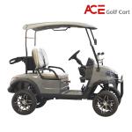 Lead Acid Battery Motorized Golf Cart For 2 People PP Hard Plastic Body Material
