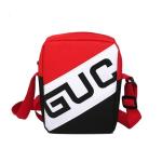 Hip hop earth cool Fanny pack pure color retro cross body bag with character