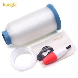 China Low Shrinkage Kangfa 100% Nylon 0.2mm Fishing Thread Monofilament Sewing Thread for Bags factory