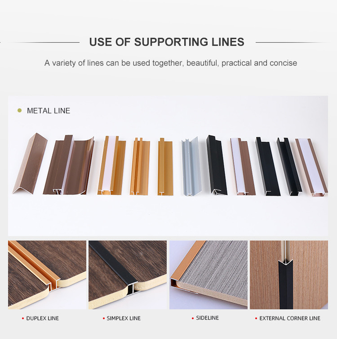 Factory Direct Sale Of Eco-Friendly And Odorless Skin Feel PVC Wall Panels